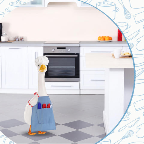 AliceSet goose outfit outdoor-decoration: bright color boost that livens any yard display