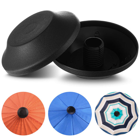 Aliceset patio umbrella tip caps 2-pack protect tips and extend umbrella life
