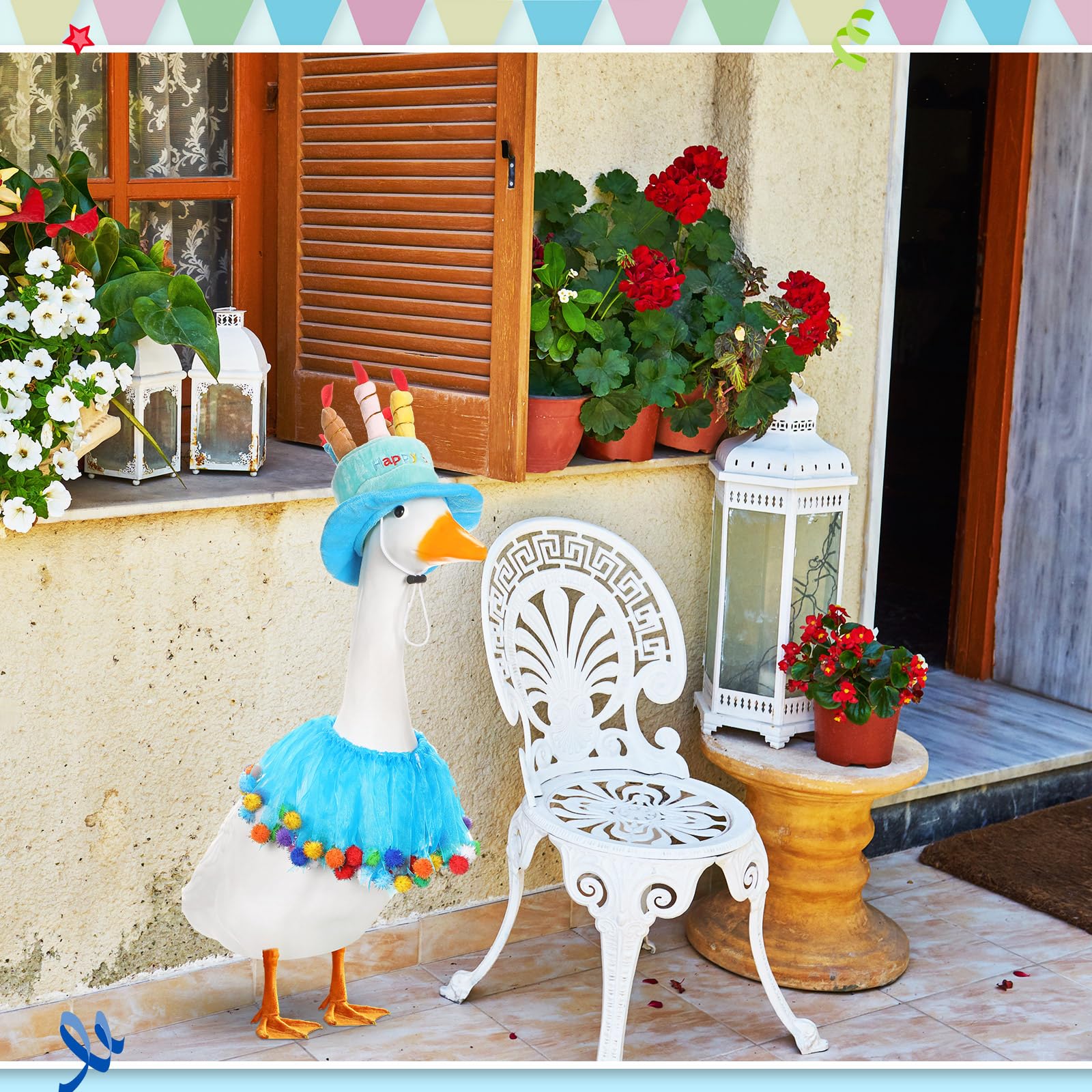 Aliceset durable polyester material for outdoor goose costumes
