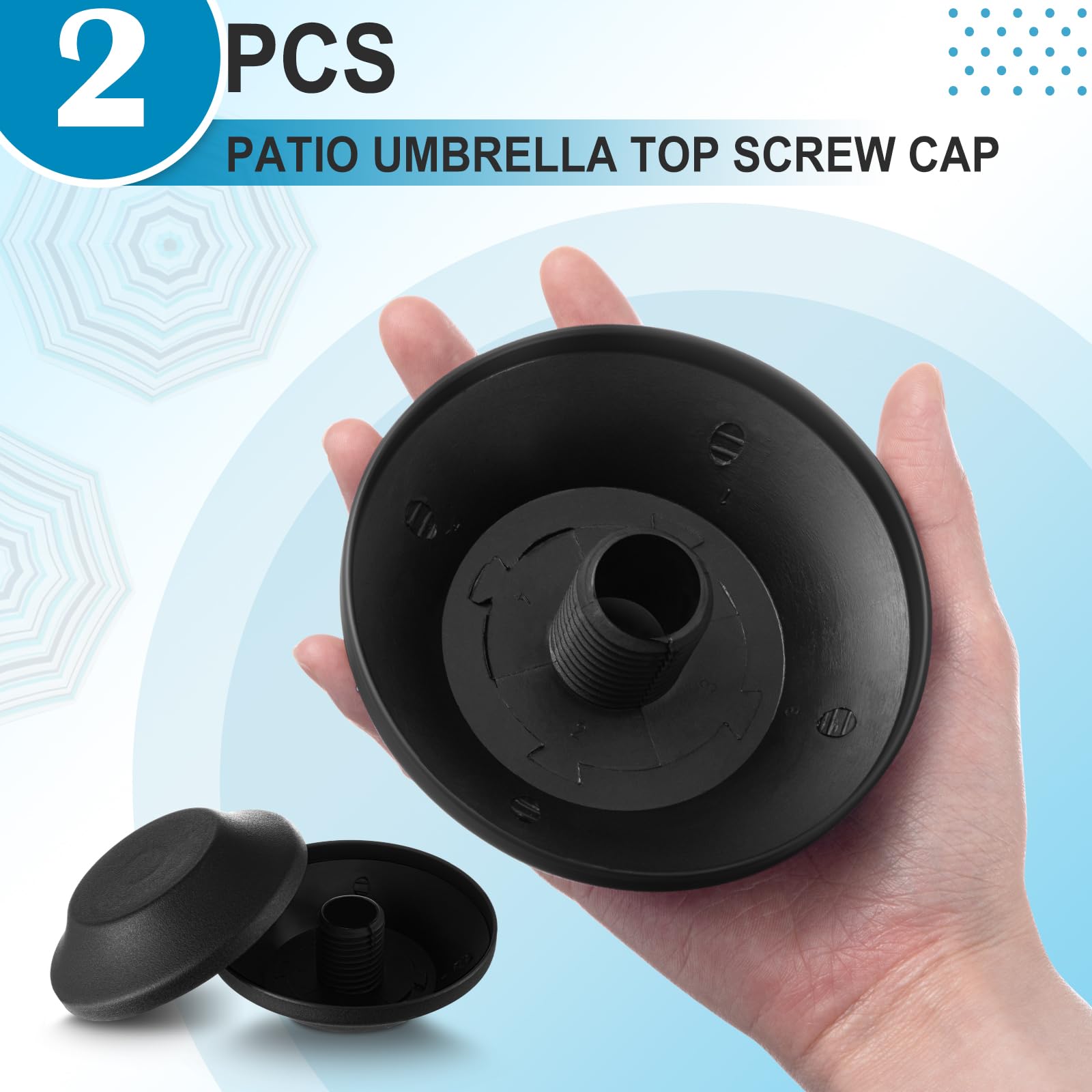 Aliceset outer diameter 4.33 inches ensures snug, stable fit