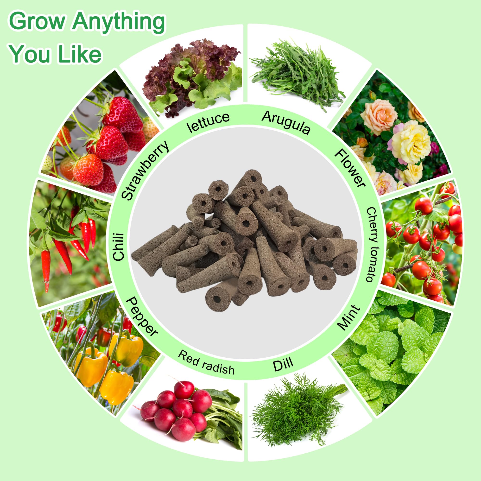 ALIINKD replacement pods compatible with AeroGarden and iDOO systems.