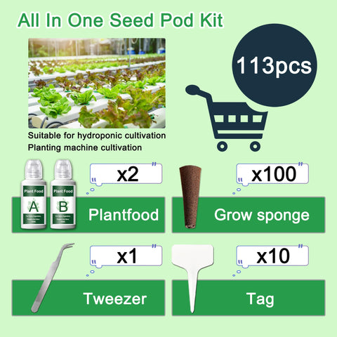 ALIINKD premium hydroponic pods kit for versatile indoor gardening.