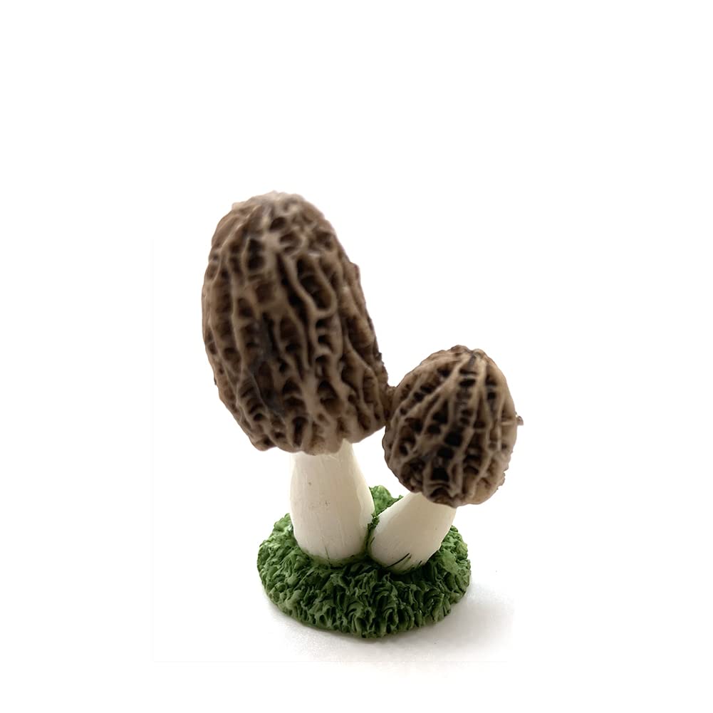 Aliotech aquarium mushroom figures offer a cute focal point.