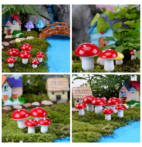 Aliotech mini mushroom decor for aquariums and terrariums.