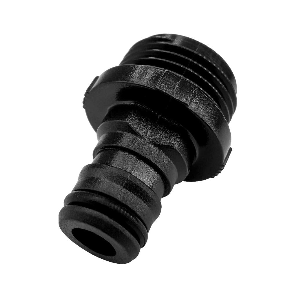 ALKARAMA garden hose assembly with quick connect simplifies connecting hoses and accessories