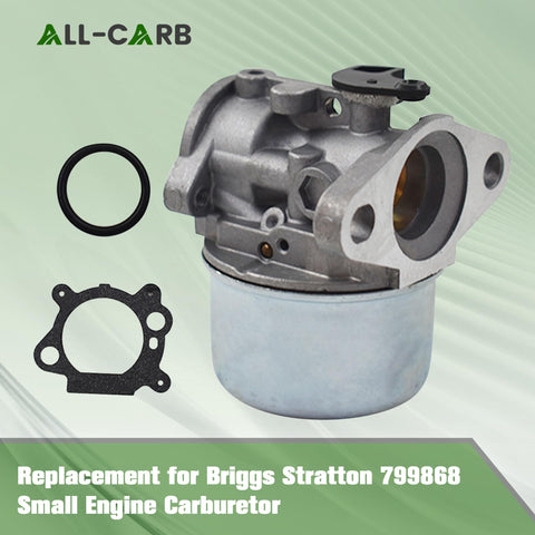 ALL-CARB replacement part supports steady idle and throttle response.