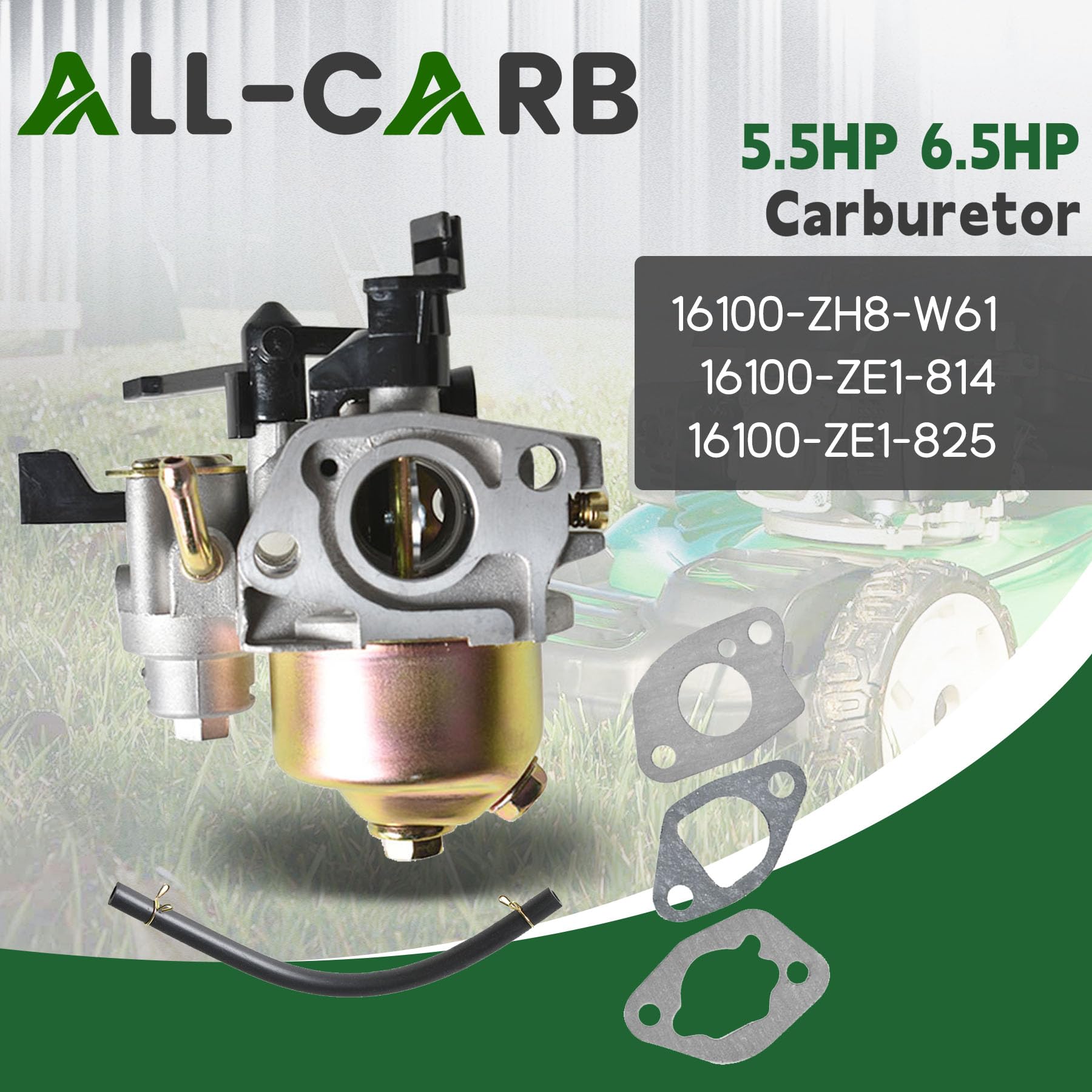 ALL-CARB fuel line included with carburetor for faster setup.
