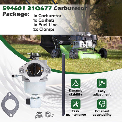 ALL-CARB gasket included ensures a tight, leak-resistant seal.