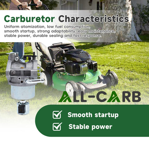 ALL-CARB installation tips help with easier replacement.