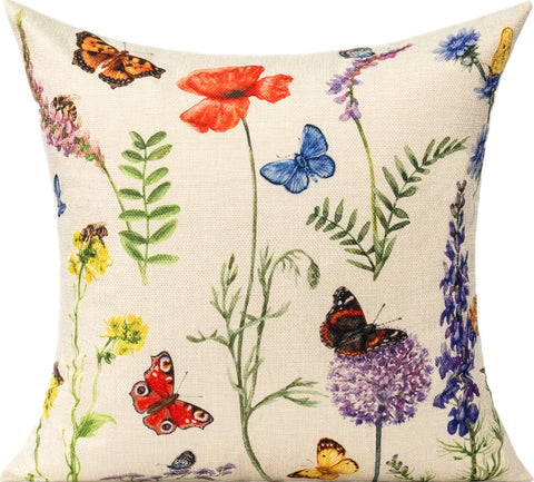 All Smiles 16x16 back solid color pillow cover for versatile styling