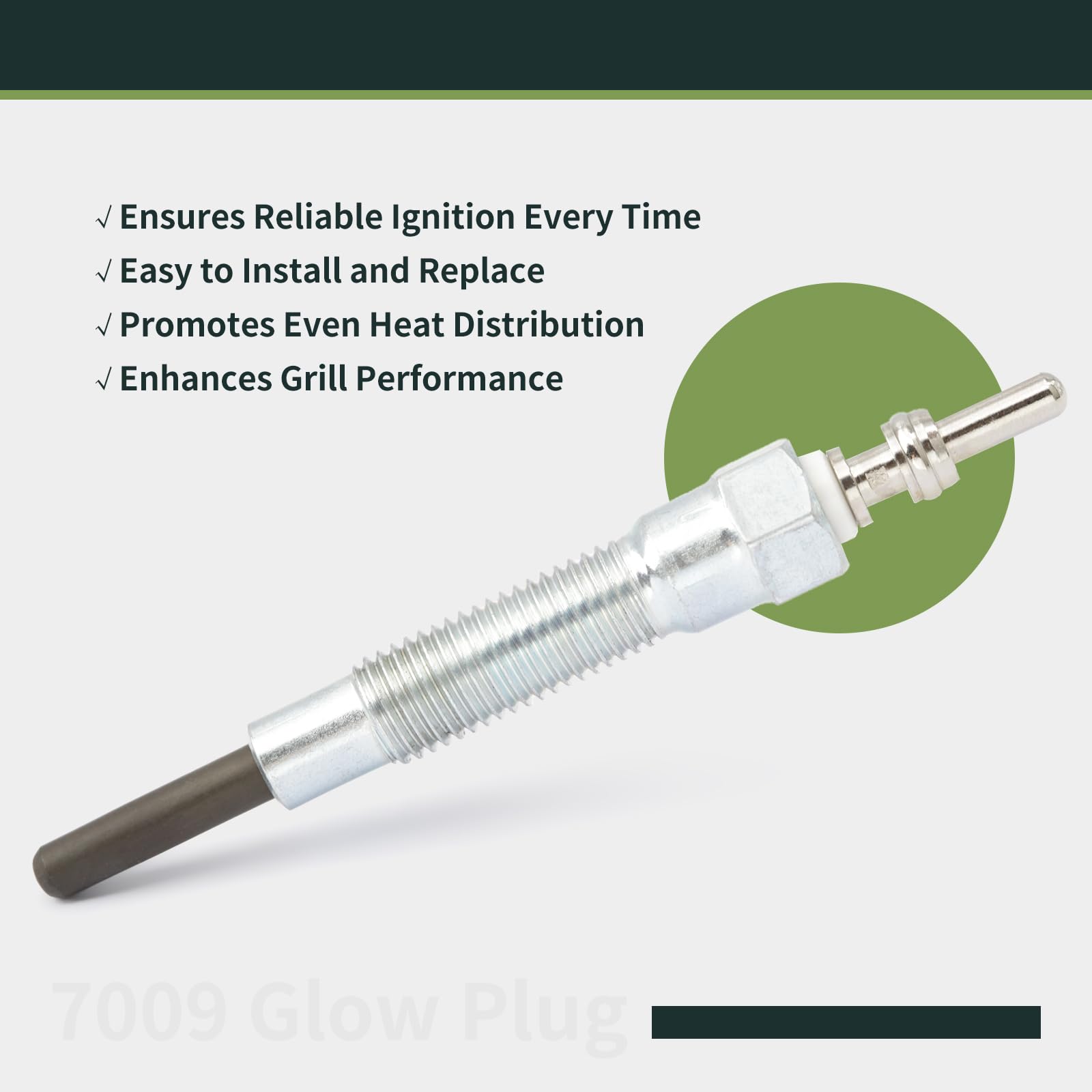ALLCSM glow plug shows quick-start ignition for efficient grilling sessions.