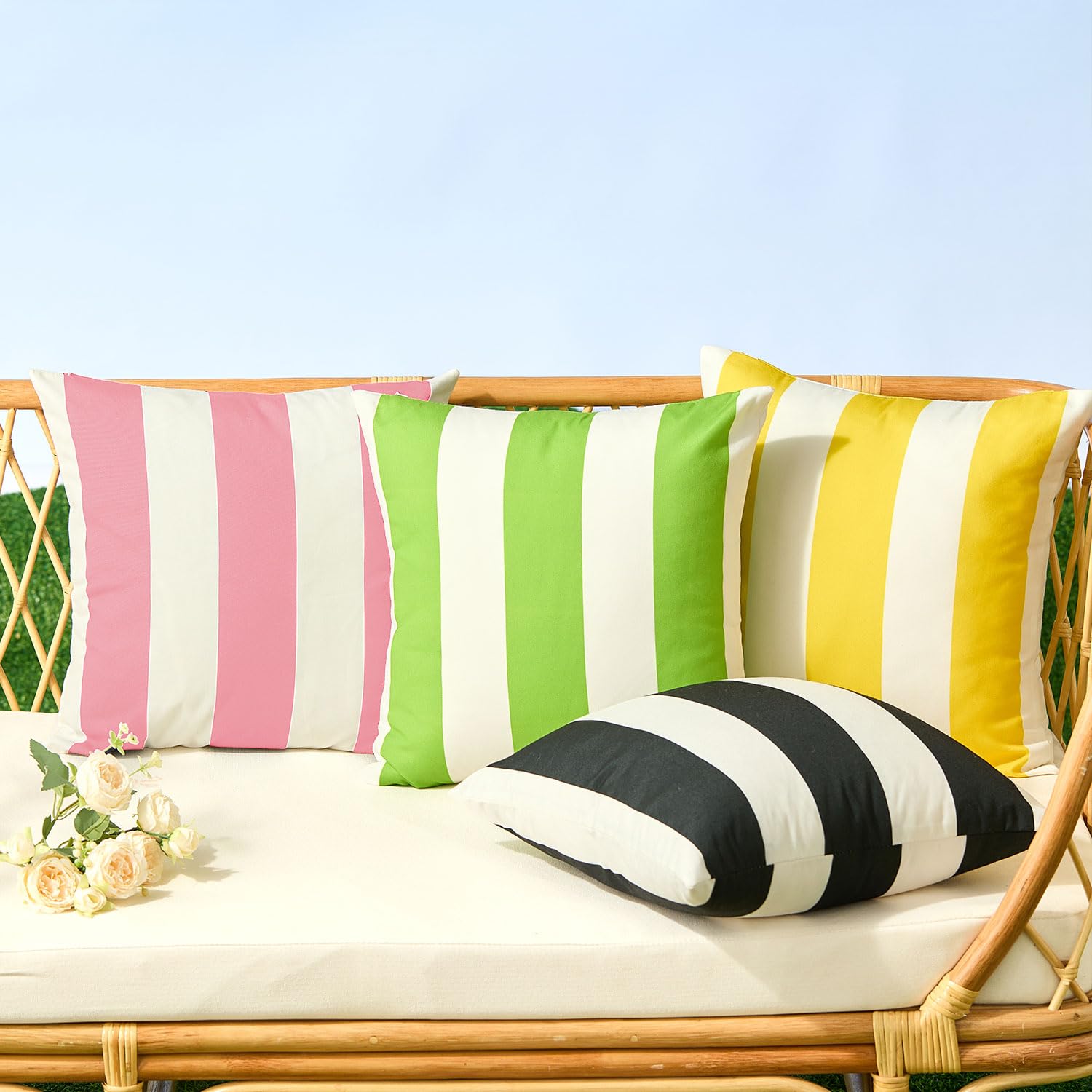 Allorry outdoor cover features double-sided print for versatile decor