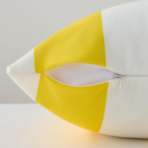 Allorry pillow cover close-up, hidden zipper for seamless look