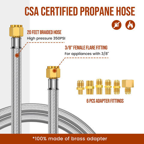 Alloxity brass adapter kit with six fittings enables versatile connections.