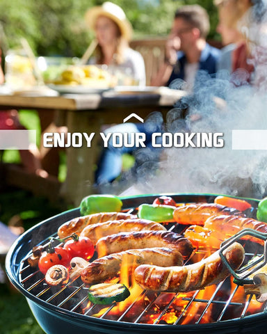 Alloxity durable metal body withstands heat for outdoor BBQs.