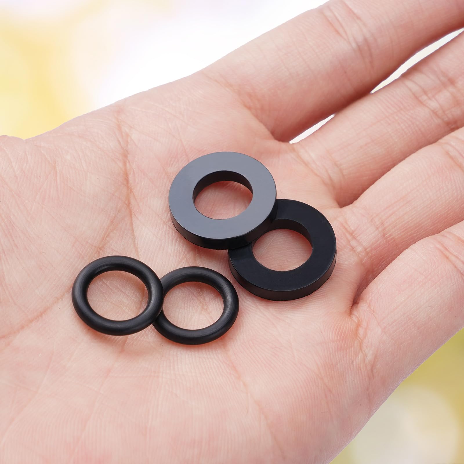Alloxity gasket demonstrates 18.5 mm outer diameter for precise fit.
