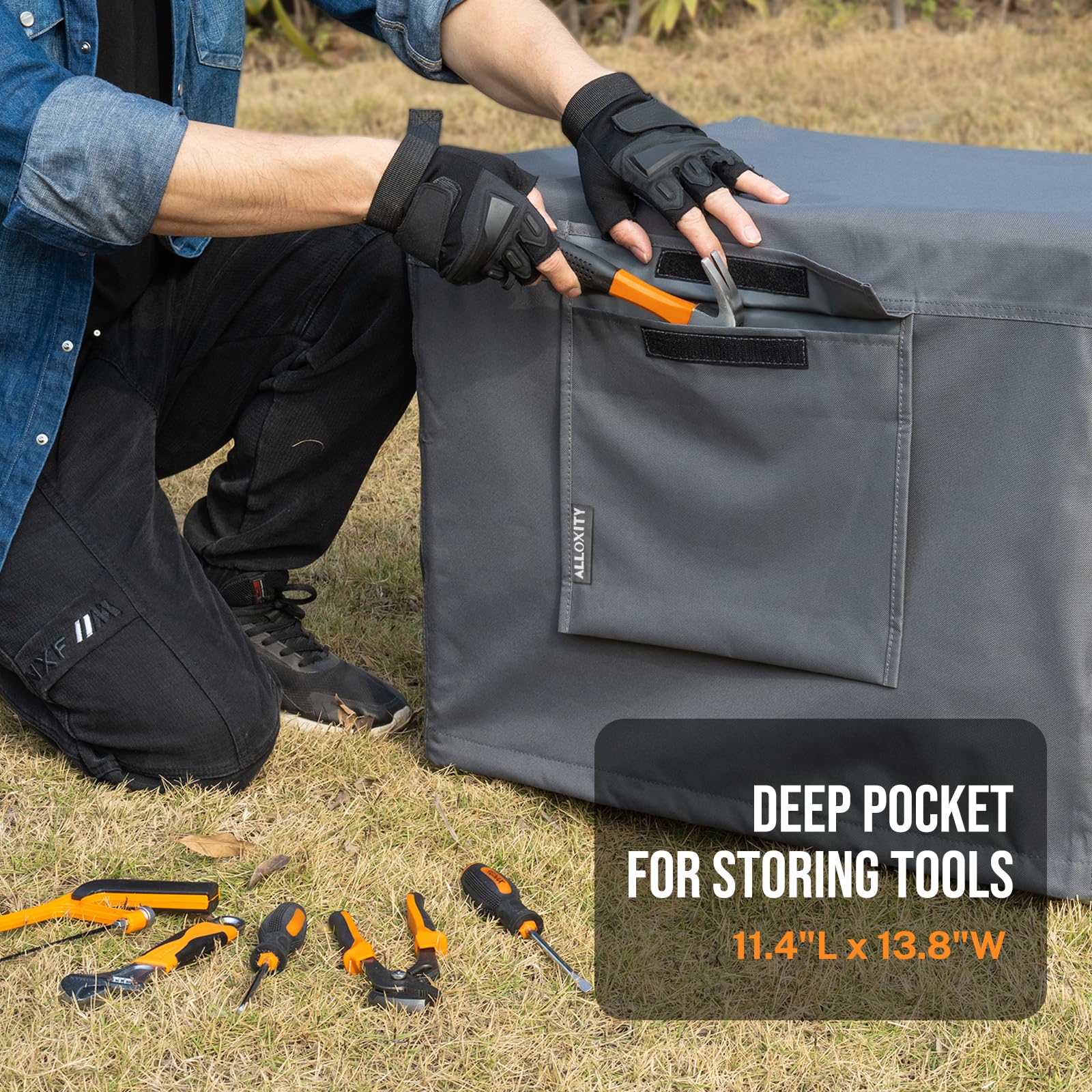 Alloxity adjustable buckle straps ensure snug fit on various models.