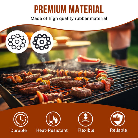 Alloxity leakage-prevention washers help maintain safe grilling setups.
