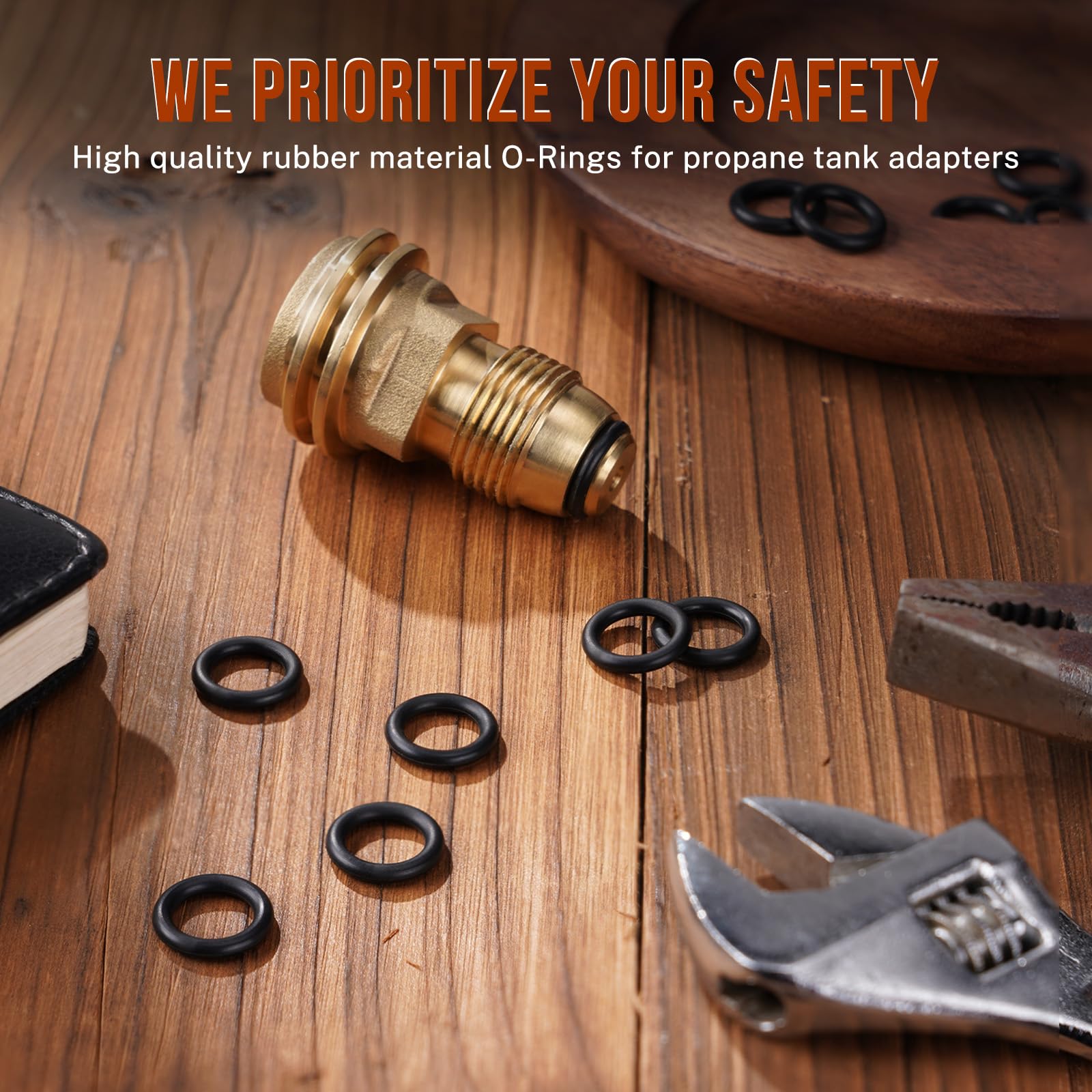 Alloxity valve O-ring seal helps maintain steady propane connections