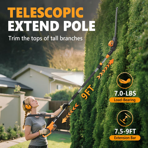 Alloyman hedge trimmer blades 16-inch for precise pruning.