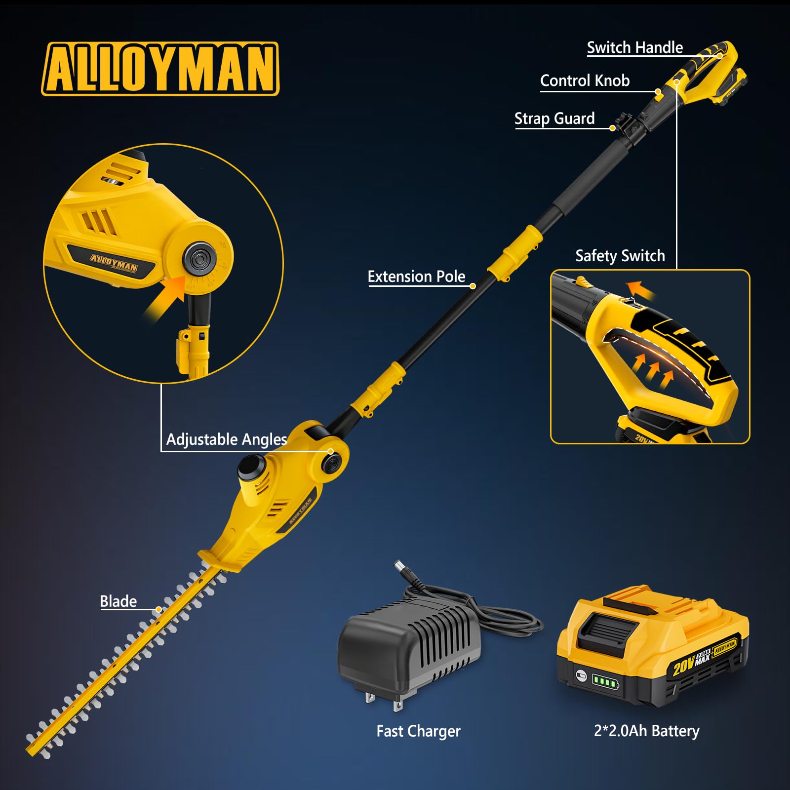 Alloyman blade sheath included for safe storage and transport