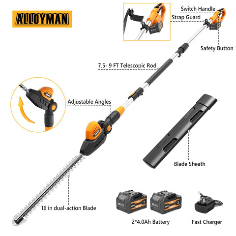 Alloyman safety features with double switch and CE certification for peace of mind.