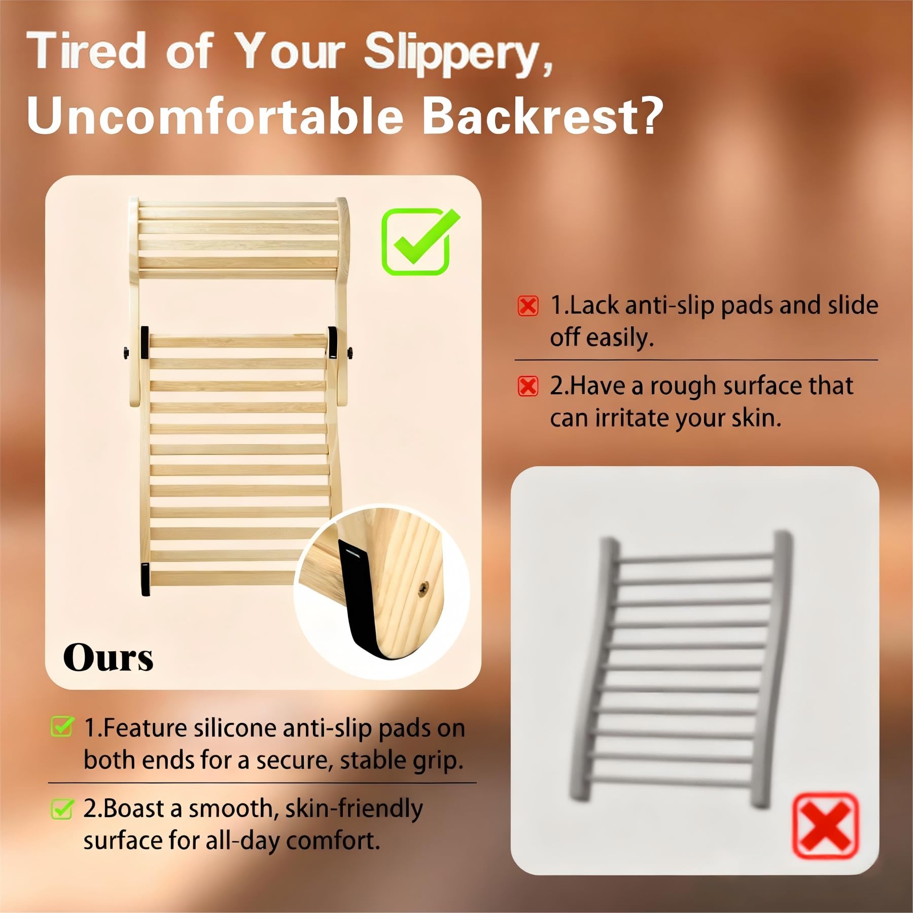 ALLOYNIX ergonomic backrest supports comfortable sitting or lying positions