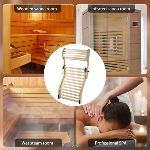 ALLOYNIX easy-to-clean add-on backrest simplifies sauna care