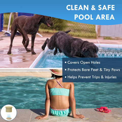 AllSafe compatible with Safe Pool Fence 1-inch holes and many brands for versatility