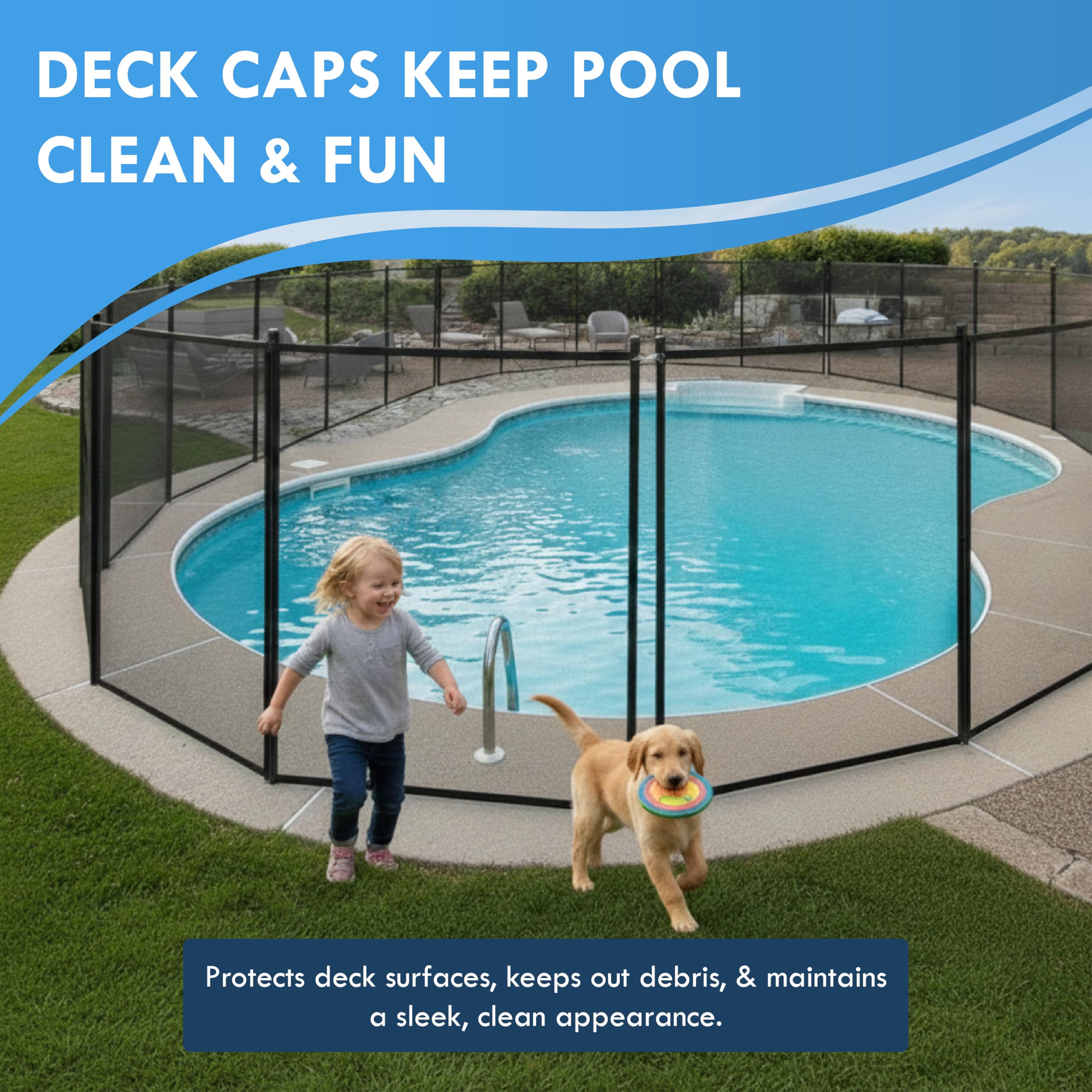 ALLSAFE tool-free installation cap demonstrates easy press-in setup.