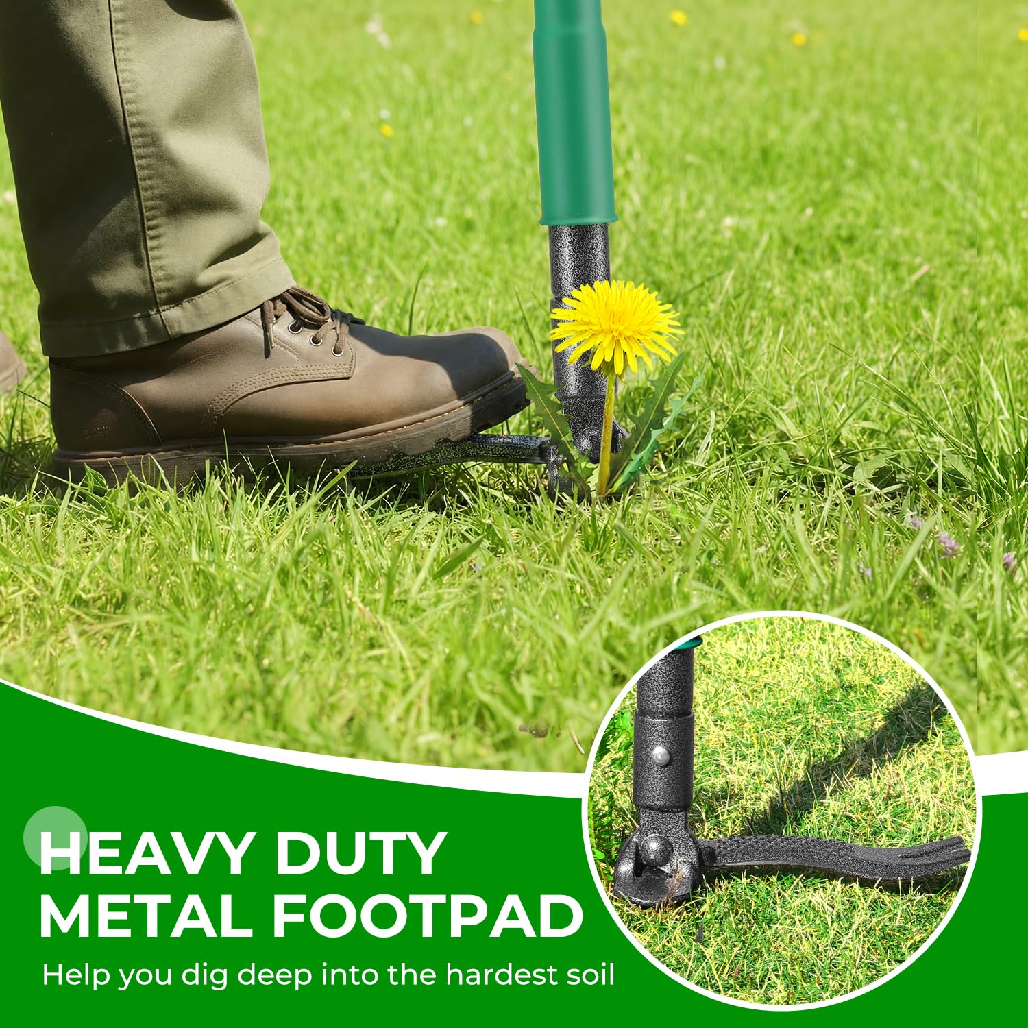 Allsetool bamboo handle provides comfortable grip