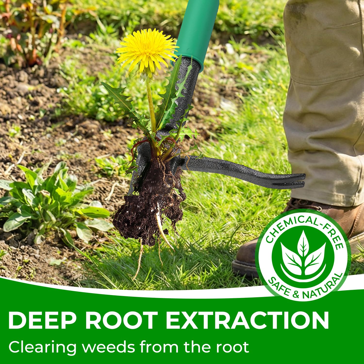 Allsetool four-claw head grips roots firmly