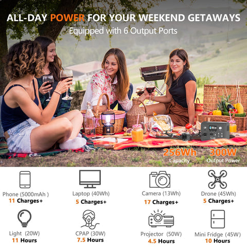 ALLWEI 256Wh LiFePO4 battery core highlights durable off-grid energy