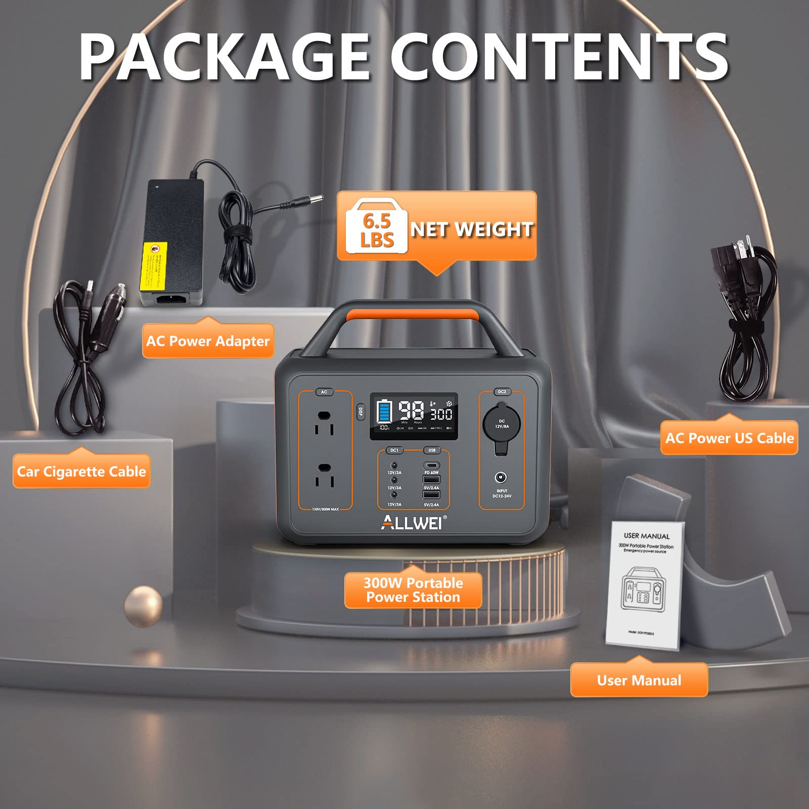 ALLWEI built-in BMS delivers smart protections for safe operation.
