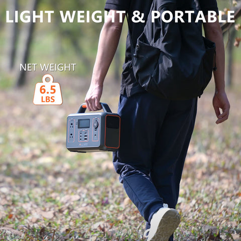 ALLWEI solar charging with MPPT controller ensures efficient daytime recharging.