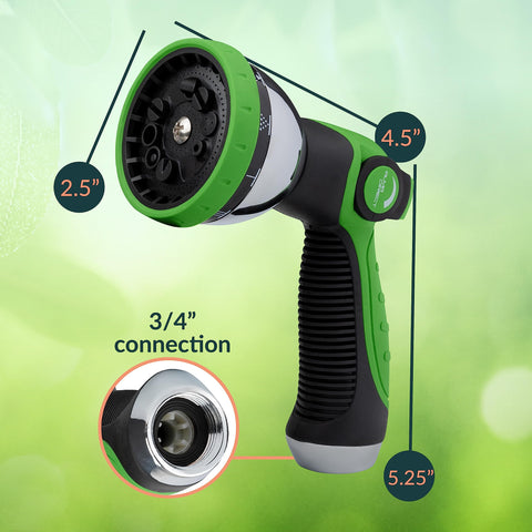 AlmaDirect Alma garden nozzle adjustable-patterns for versatile watering tasks