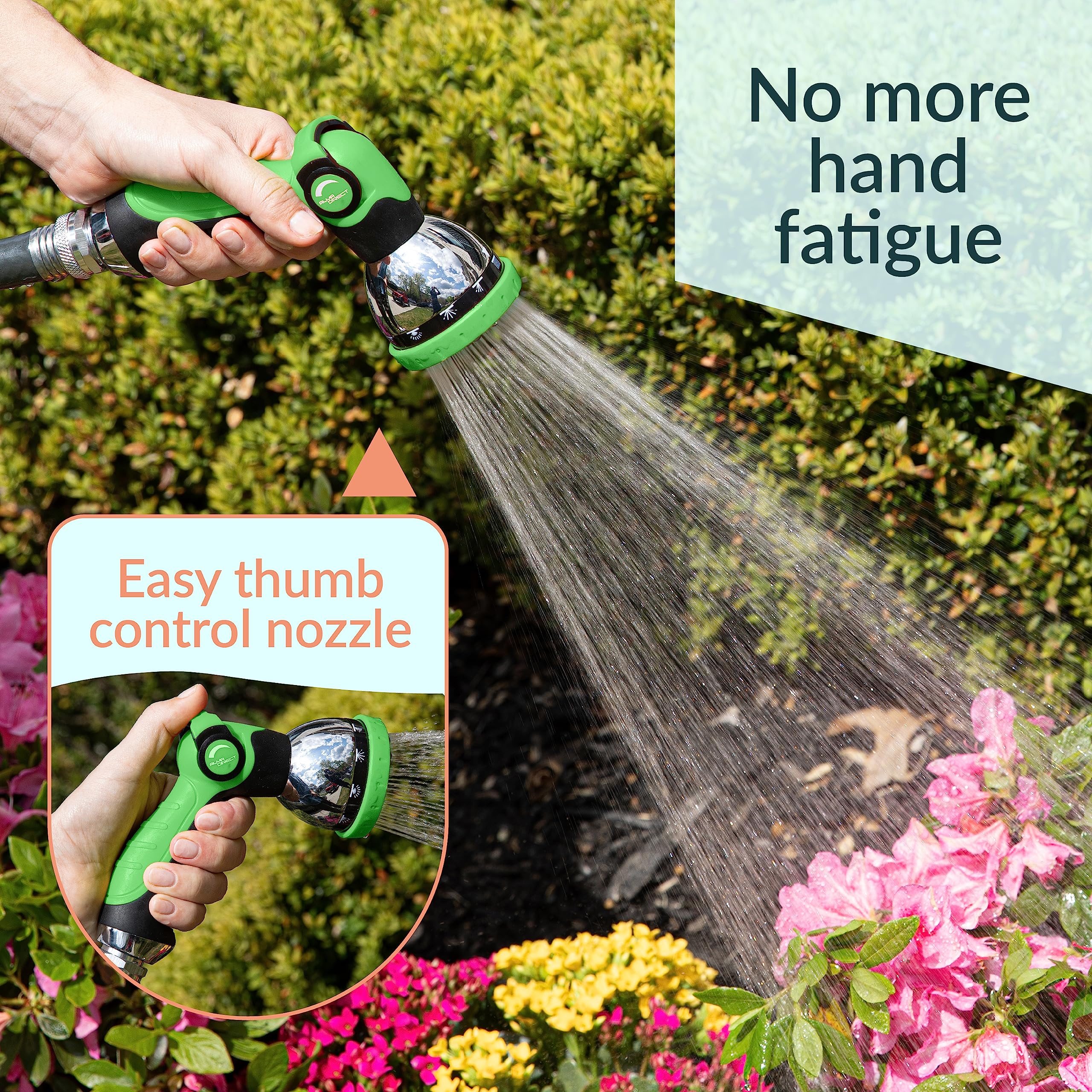 AlmaDirect Alma garden nozzle soft shower for gentle lawn irrigation