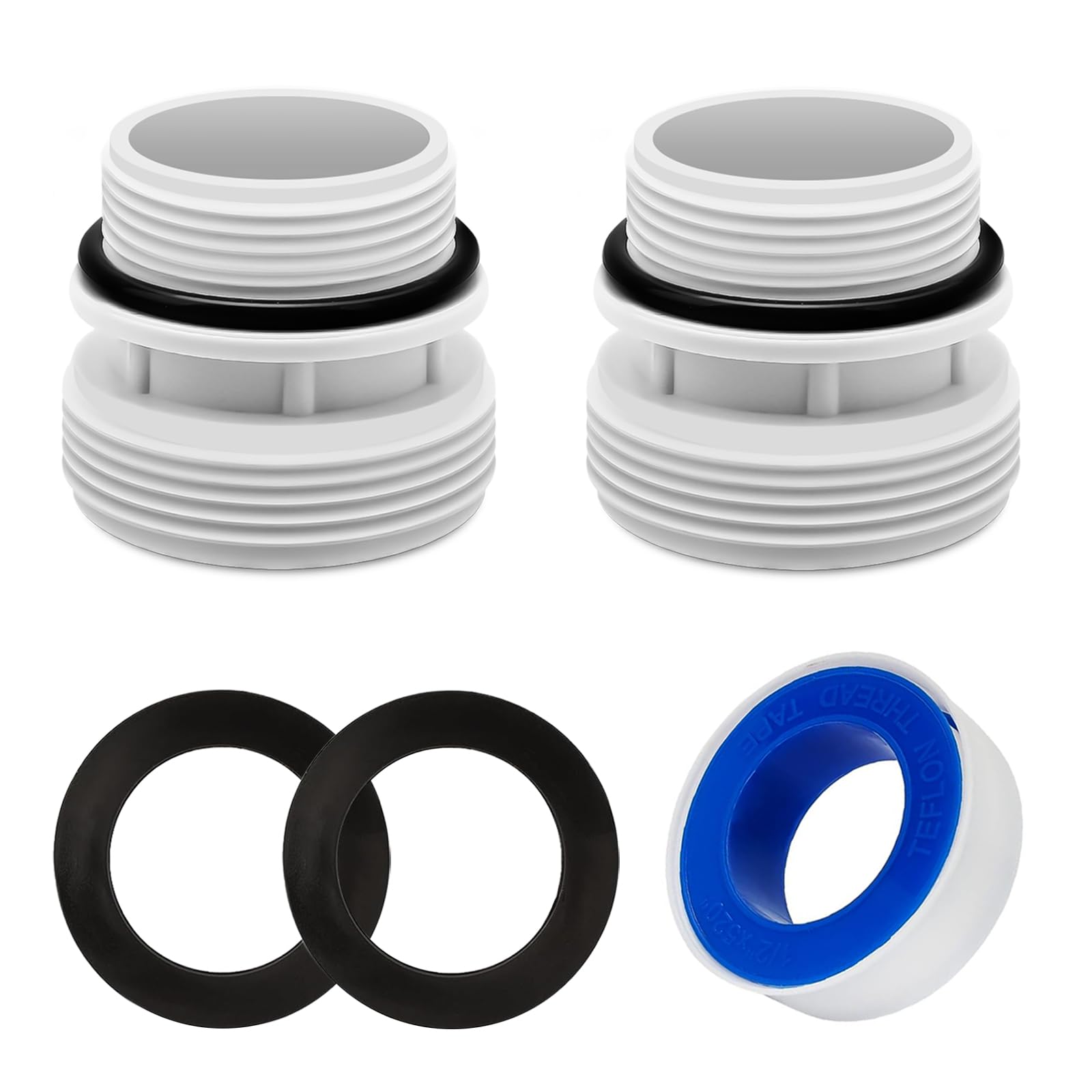 Alocs 4560 adapter assembly connects 40mm hose to 1-1/2 inch ports for cross-brand use