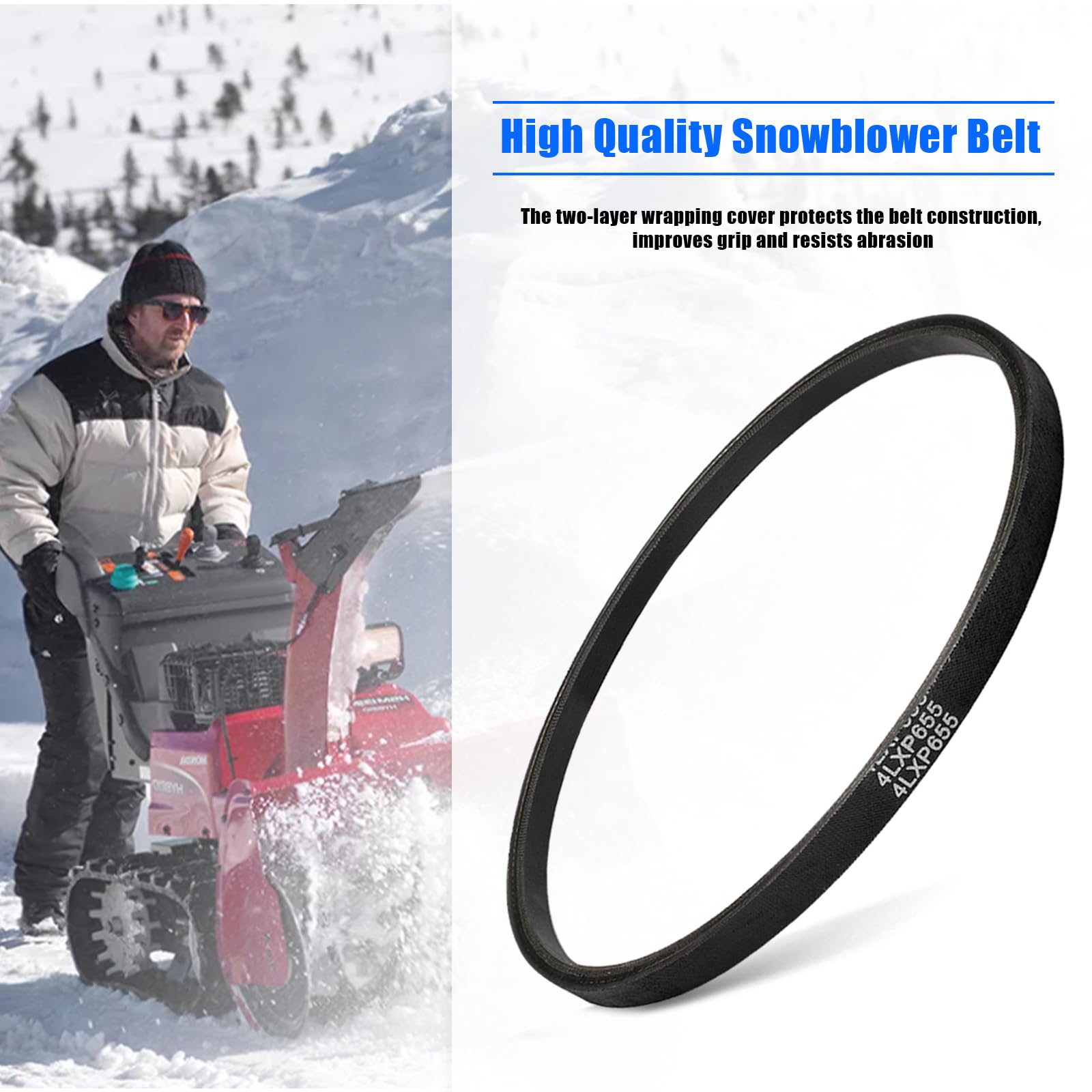Alocs belt size 0.47 inch by 26.96 inch fits precisely.