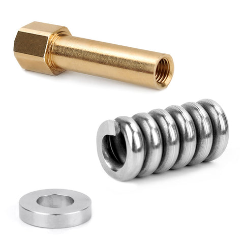 Alocs DEX2420JKIT brass sleeve nut close-up, corrosion-resistant for Hayward clamp compatibility.