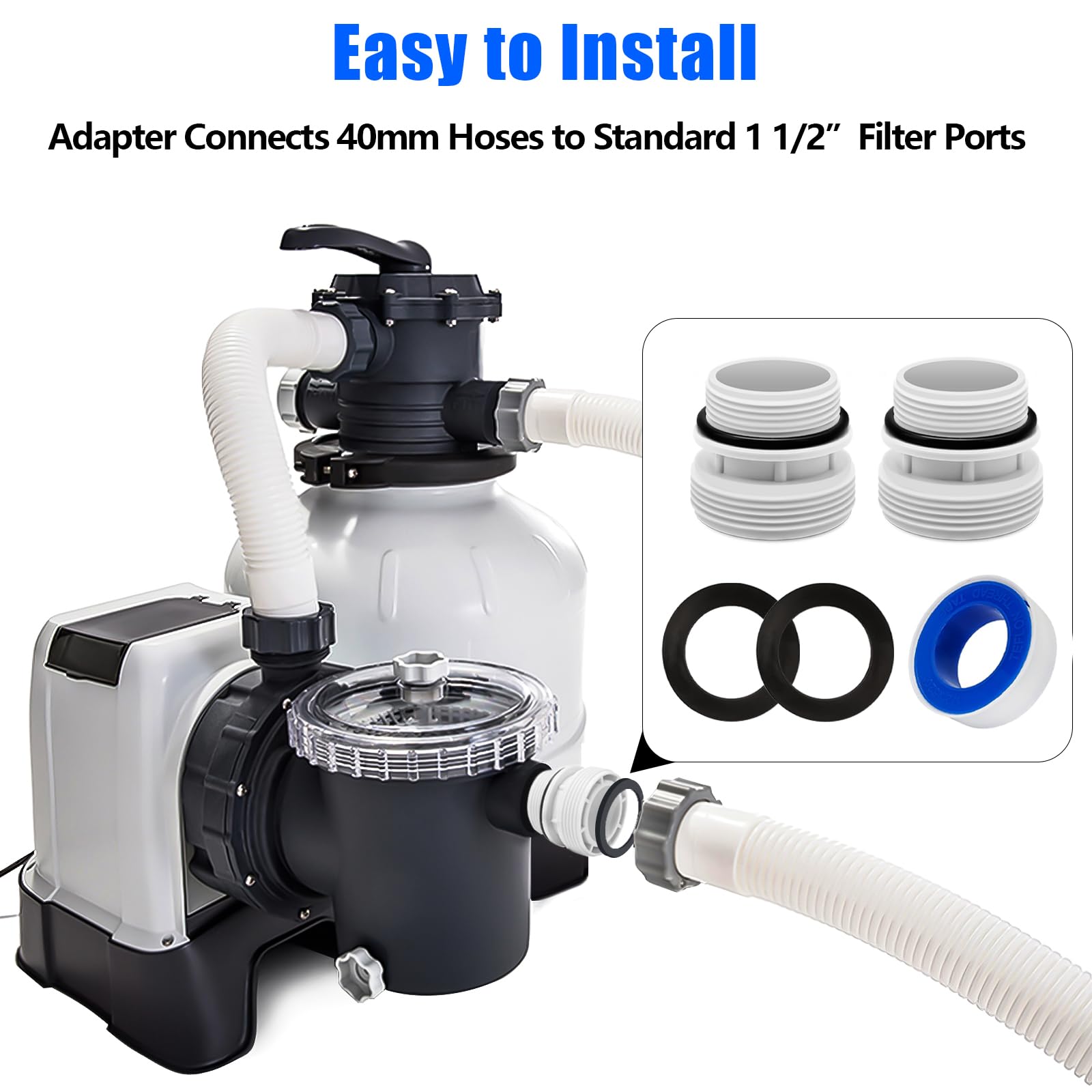Durable construction withstands sun, chlorine, and frequent handling