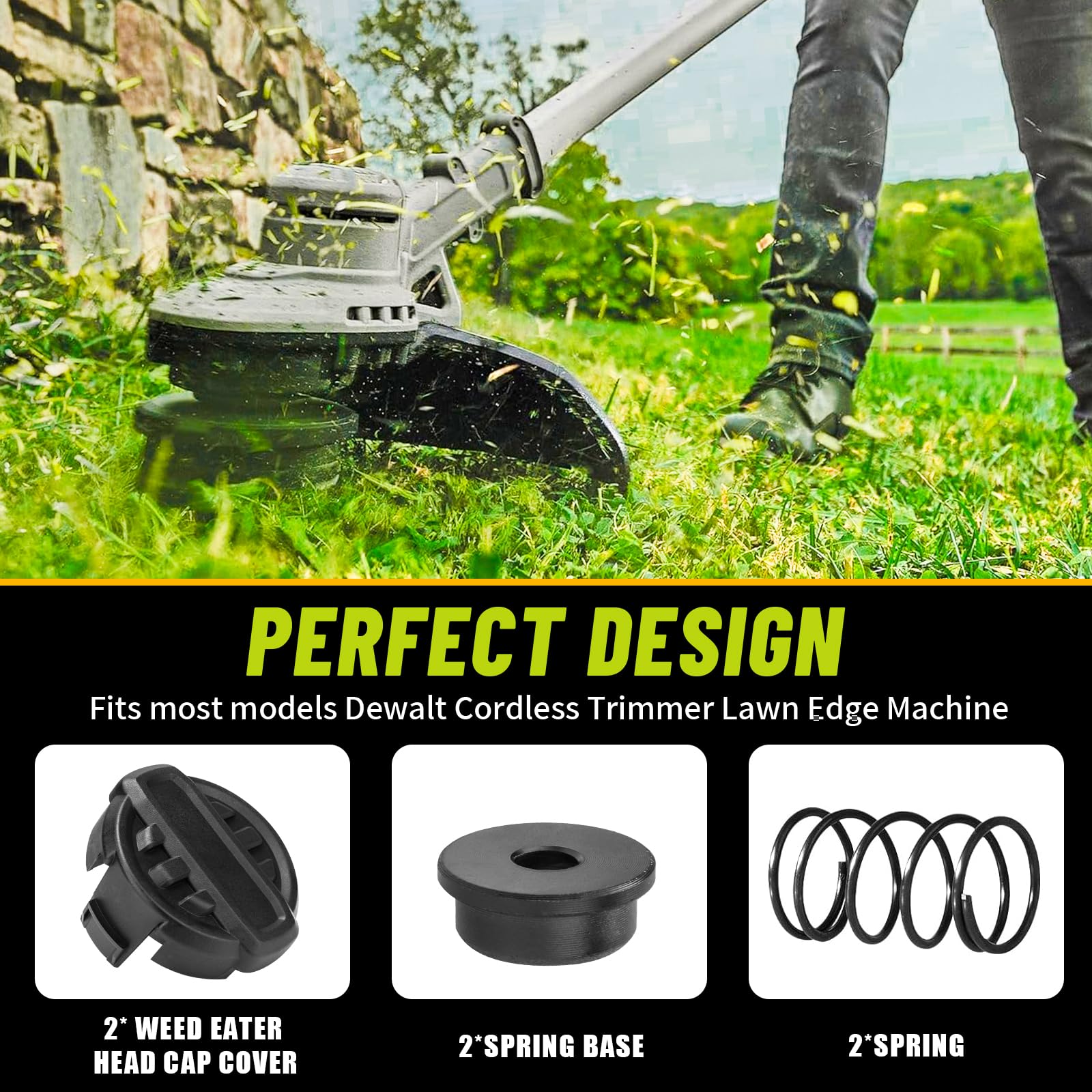 Alocs cap fits DCST922P1, DCST922B, DCST972X1 for easy compatibility.