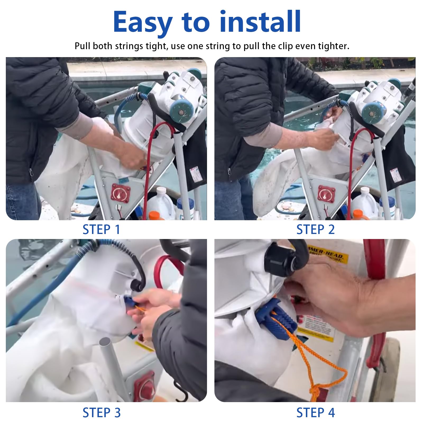 Easy installation with Alocs HH1506COMP standard bag setup