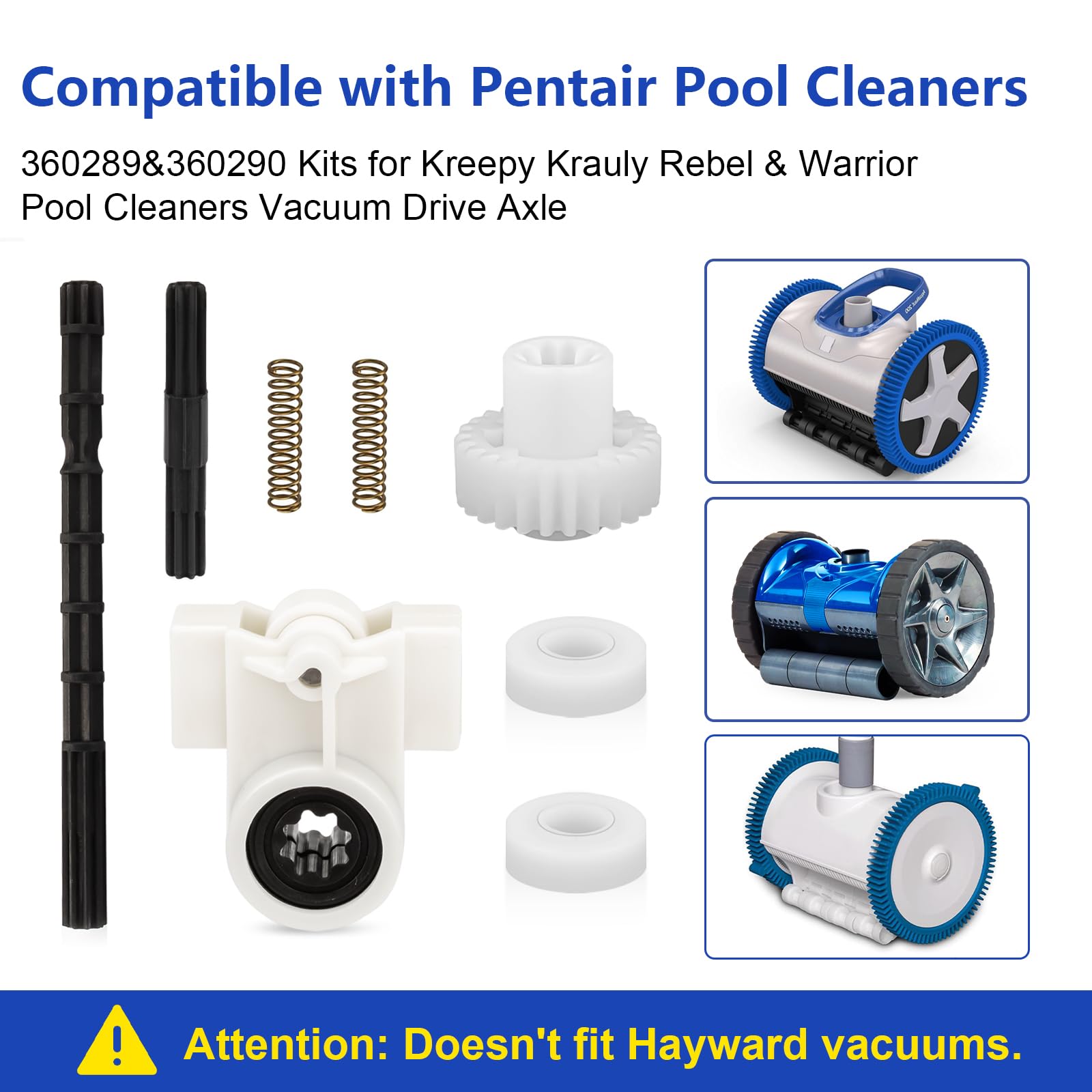 Alocs right drive kit for Pentair Warrior enhances pool movement.