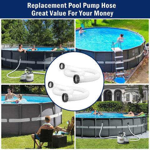 Alocs saltwater-compatible 1.5-inch hose for Intex 29060E, supports smooth flow.