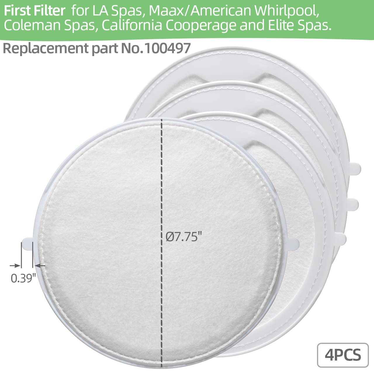 Weekly rinse and 3-month replacement cycle shown for upkeep