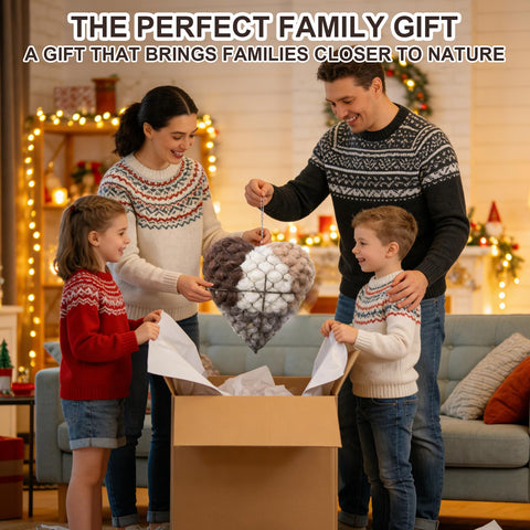 Gift-ready alpaca nesting heart for bird lovers and backyard beginners.