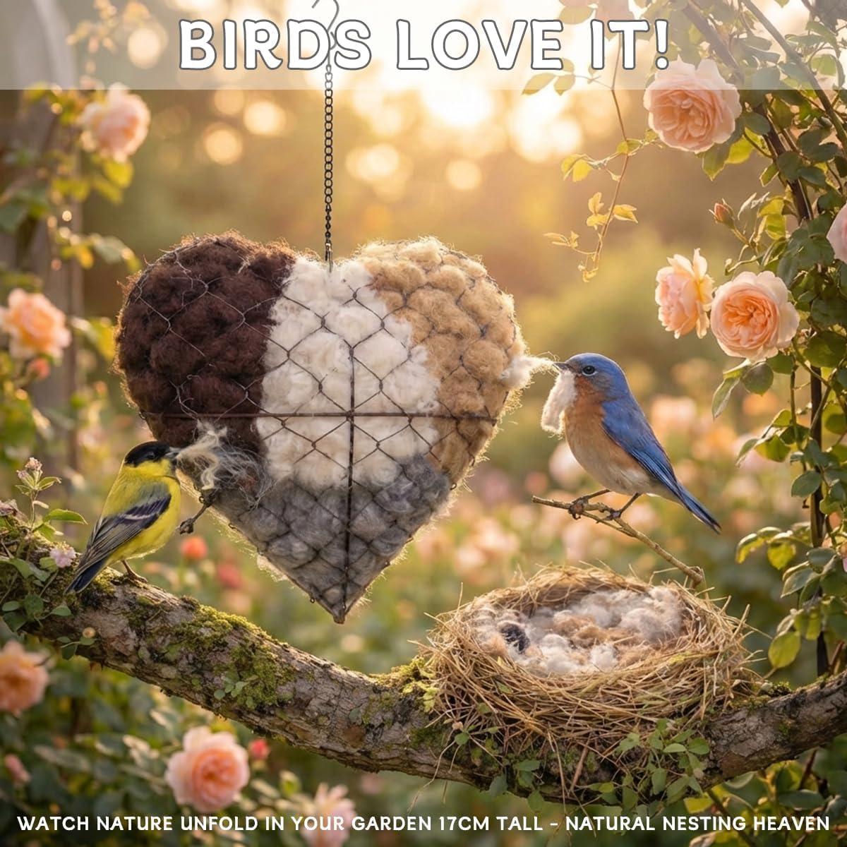 Alpaca Fiber Nesting Materials provide a safe, natural base for eggs and hatchlings