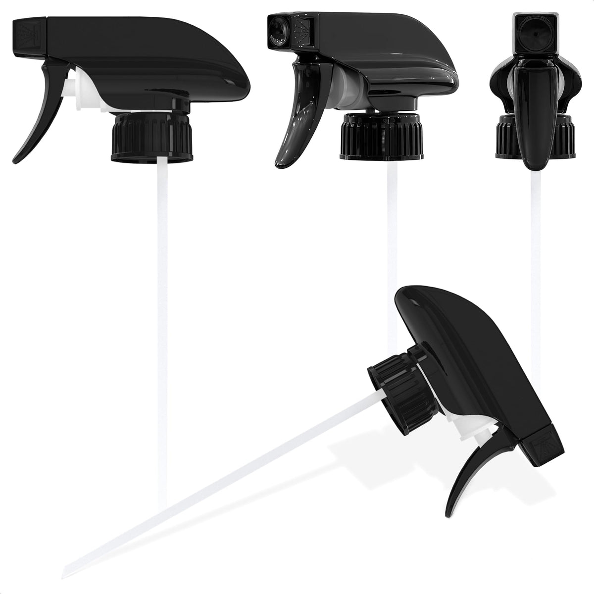 ALPENKOK 4Pcs spray nozzle bottle tops for smooth replacement in daily cleaning.