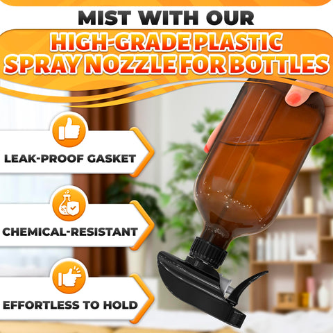 ALPENKOK mist-mode nozzle provides fine spray for plants and delicate misting.